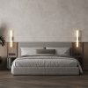 Stylowy nowoczesny designerski kinkiet LED do łazienki w kolorze chrom szklany ryflowany klosz LINEA LP-0510/1W-45 CH CCT Light Prestige IP44